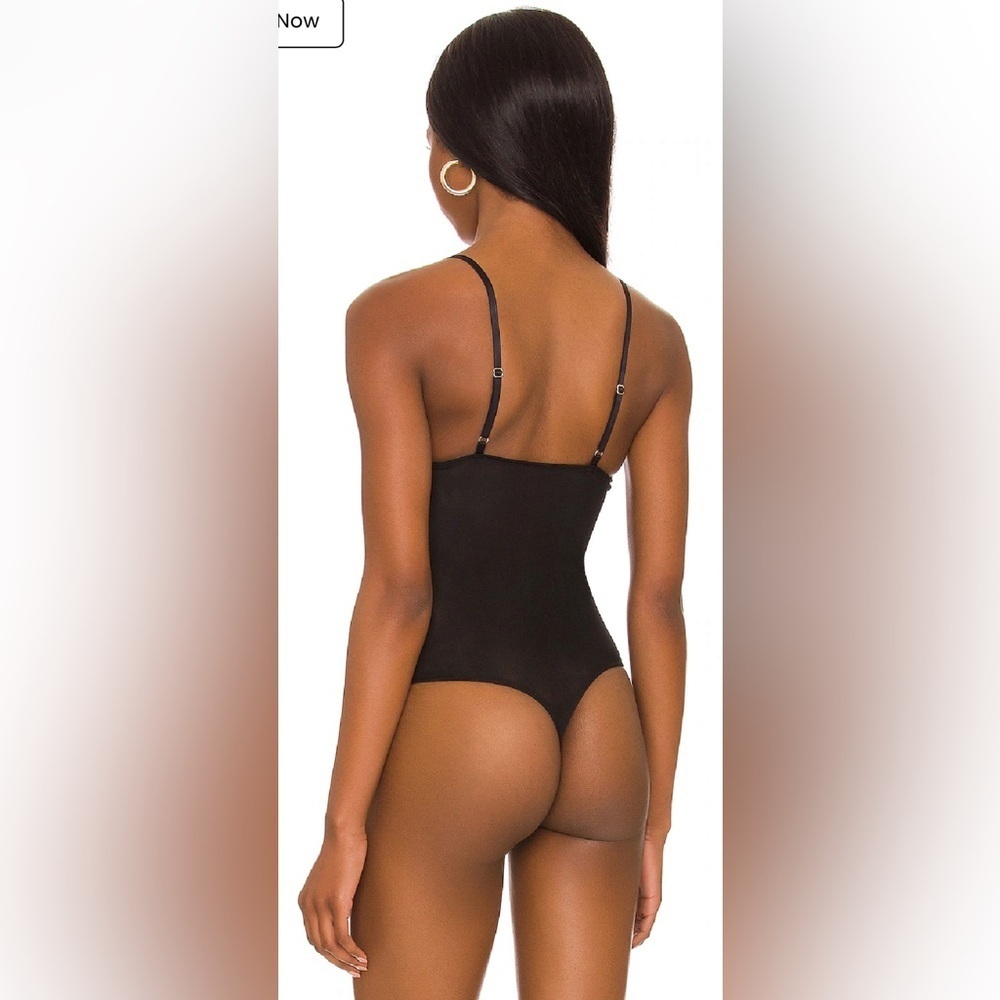 NWT - Free People Intimately Night Rhythm Corset Bodysuit in Black - Size S - Picture 4 of 5